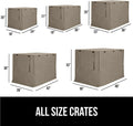 GORILLA GRIP Dog Crate Cover, Wire Kennel Cage Topper, 24 in