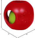 Jolly Pets Teaser Ball Dog Toy, Medium/6 Inches, Red