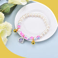 Pearl Cat Collar with Bell Rhinestones Teardrop Pet Necklace for Small Dog Colorful Pearls Elastic Charm Collar for Cats Puppy Wedding Party Dress Accessories