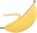 ISMARTEN Banana Bed House, Hammock for Small Animal, Warm Bed House, Cage Nest for Sugar Glider Hamster Small Bird Pet (