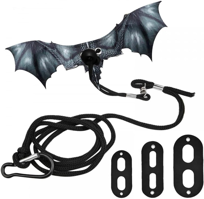 Bearded Dragon Leash, Adjustable Portable Reptile Leash with Cool Wings for Gecko, Bearded Dragon, Iguana, Hamster, Guin