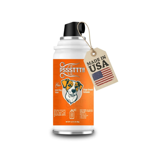 PSSSTTT Spray for Dogs 3.5 FL OZ (99g) - Effective Behavior Training for Dogs, Dog Corrector Fight Deterrent - Safe & Humane, Air Spray for Dogs, Air Horn for Dogs Training