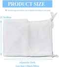 ASOCEA Extra Large Bird Cage Seed Catcher Guard Universal Birdcage Cover Nylon Mesh Net for Parrot Parakeet Macaw Lovebird - White (Not Include Birdcage) …