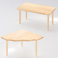 Hamster Platform Set, 2pcs Wooden Modular Playground & Hide