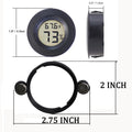2PCS Magnetic Jumping Spider Enclosure Temperature and Humidity Monitor Digital Thermometer and Humidity Gauge for Repti