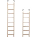 2pcs Birdie Basics Wooden Ladder for Bird Cage Climbing Ladder Toy for Parakeets Parrots Cockatoo (6 Step & 8 Step)