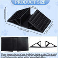 6 Pcs Pet Gate Support Feet for Freestanding Dog Fence Panel, Black