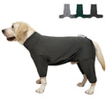 KOOGAL Dog Pyjamas PJS Sweater Clothes and Home Clothing Suitable for Medium to Large Breeds of Dogs, Dog Neutering Suits, Extra-Large Stretch Fabric, Four-Legged Clothes(Thin Dark Gray, 4XL)