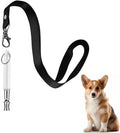 Dog Whistle – Adjustable Ultrasonic Silent Whistles for Bark Control & Recall Training (White)