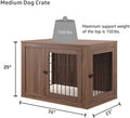 unipaws 36 Inch Furniture Style Dog Crate with Cushion for Medium Dogs