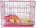 Tfwadmx Rabbit Grass House 2PCS, Extra Large - Natural Hand Woven Seagrass Play Hay Bed, Hideaway Hut Toy for Bunny Hams