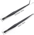 Aquarium Tweezers Extra Long 15 inches Feed Tong Clamps - FEITA Straight and Curved Stainless Steel 38cm Tweezers Set fo