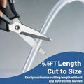 3/16" Aquariums Airline Tubing 6.5 Feet Standard Aquarium Tubing for Fish Tank Flexible Air Hose Pure Hose Aquarium Gard