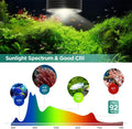 Lominie LED Aquarium Light, Planted Tank Light 4 Channels Remote Control 6500K Aquarium LED Lamp for Freshwater Fish Tan