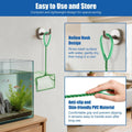 Aquarium Fish Net Small Betta Fish Tank Cleaning Net Sludge Food Residue Wastes Skimmer with Soft Fine Mesh and Braided 