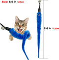 CATENESS Cat Worm Toy Refills, 20 Pieces Cat Wand Attachments Worms Toy for Indoor Cats (A)