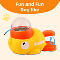 2-in-1 Cat Puzzle Treat Dispenser, Dog Snack Dispenser Toy, Duck Pet Feeder, Slow Feeder, Duck Shape, Suitable for Cat a