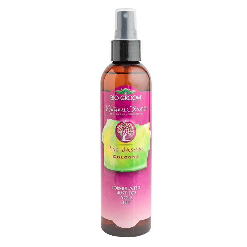 Bio-groom Pink Jasmine Dog Cologne - Deodorizing Spray, Dog Bathing Supplies, Puppy Wash, Cat & Dog Grooming Supplies, Cruelty-Free, Made in USA, Dog Perfume - 8 fl oz 1-Pack