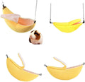 ISMARTEN Banana Bed House, Hammock for Small Animal, Warm Bed House, Cage Nest for Sugar Glider Hamster Small Bird Pet (