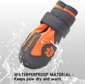 Truelove Dog Boots,Waterproof Pet Shoes with Reflective Straps for Paw Protectors Small Medium Large Dog Summer Winter S