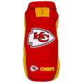Pets First Kansas City Chiefs Puffer Vest, Small, Waterproof Dog Coat, NFL Licensed Pet Warming Sports Jacket
