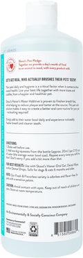 SKOUT'S HONOR Fresher Breath Water Additive, Fresh and Flavorless - VOHC Accepted for Tartar Control, Freshens Breath Fast, No Brushing Required, Great for Both Cats and Dogs, 32 oz