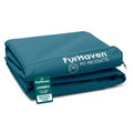 Furhaven Replacement Dog Bed Cover Water-Resistant Indoor/Outdoor Logo Print Oxford Polycanvas Mattress, Washable - Deep Lagoon, Jumbo (X-Large)