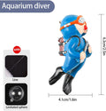 3pcs Floating Fish Tank Decorations, Little Diver Aquarium Decoration, Aquarium Accessories Fish Playmate for Fish Tank 
