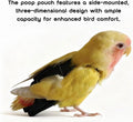 Bird Diaper Flight Suit Cute Cosplay Parrot Clothes (with Leash,XS)
