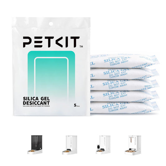 PETKIT Replaced Desiccant Bags for All Automatic Cat Dog Feeders -5 Packs, Pet Feeder Replaced Desiccant, Fresh Keeping