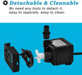 DOMICA 3W 50GPH Mini Submersible Water Pump, Small Fountain Pump for Pond, Aquariums, Fish Tank, Tabletop Fountain, Pet 