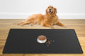 48" x 32" XXXL Largest Pet Food Mat, Silicone Dog Mats for Food and Water, Nonslip Pet Feeding Mats for Floors,Dog Cat B