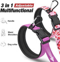 TSPRO 3-in-1 Heavy Duty Tactical Hands Free Dog Leash, Dual Padded Handles