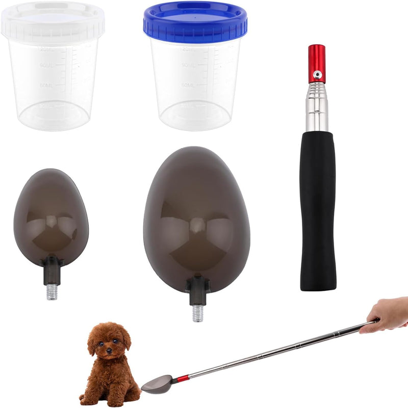 Dog Cat Urine Collector- Telescopic Handled Dog Pee Sample Catcher for Veterinary Supplies, Urine Stick,Dog Urine Sample