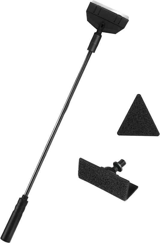 AQUANEAT Small Fish Tank Cleaner, Aquarium Cleaning Tools, 3 in 1 Glass Cleaner with Algae Scraper, Sponge Brush, for Sm