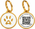 Pet Dwelling Elite Pro Pet ID Tag with Smart QR | Real-Time Scan Alerts | Dual Ring Attachment | Digital Pet Profile