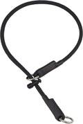 Martingale Dog Collar, 5/16” High-Strength Nylon Rope Slip Collar with Spring-Loaded Adjustable Stopper for Small, Mediu
