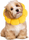 HOMBYS Soft Dog Cone for Dogs and Cats, Cute & Fluffy Flower Shape for Calming, Adjustable Dog Collar Alternative After 