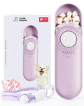Clink Design Dog Training Clicker and Clicker Dog Trainer with Built in Treat Storage, Compact Dog Clicker for Puppy Training or Cat Clicker, 2.36 oz, Purple