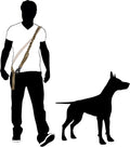 ICEFANG Tactical Dog Leash with Quick-Release Metal Clasp,Bungee-Dog Lead