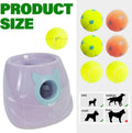 Dog Ball Throwing Machine Automatic for Small to Medium Sized Dogs, Dog Interactive Toy Pet Ball Launcher with Balls