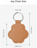 Aurichi Cat & Dog Hair Keychain, Leather Dog Paw Hair Holder Fur Collection Key Chain Keepsake Pet Loss Memorial Gift