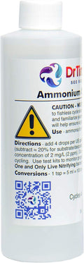 DrTim's Aquatics Ammonium Chloride Aquarium 100% Natural – 8 Oz. (Dr Tims Aquatics Ammonium Chloride | Saltwater Freshwa