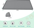 Cat Litter Mat, Silicone Large Cat Mat for Litter Box - 34x22 in, Waterproof & Non-Slip, Durable & Easy Clean