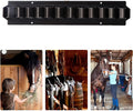 Horse Whip Crop Holder Rack Wall mounted Bracket Hanger,Holds up to 12PCS