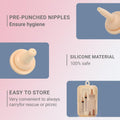 LIAOKAITOU Newborn Pet Feeding Kit, Kitten Bottle Feeding Set with Nursing Nipples, Portable Storage, Emergency Ready, Replaceable Accessories for Kittens Puppies