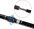 REPTI ZOO 57" Snake Catcher Professional Stainless Steel Retractable Snake Hook Reptile Catcher Stick Rattlesnake Grabbe