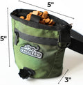 Callieco Mini Dog Treat Pouch with Magnetic & Zipper Closure | Small Waist Belt Training Behavior Aid Bag for Dog Walkin