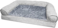 Furhaven Orthopedic Dog Bed for Medium/Small Dogs w/ Removable Bolsters & Washable Cover, For Dogs Up to 35 lbs - Plush 
