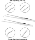 Fri4Free 2PCS 10.6" Stainless Steel Aquarium & Reptile Feeding Tweezers